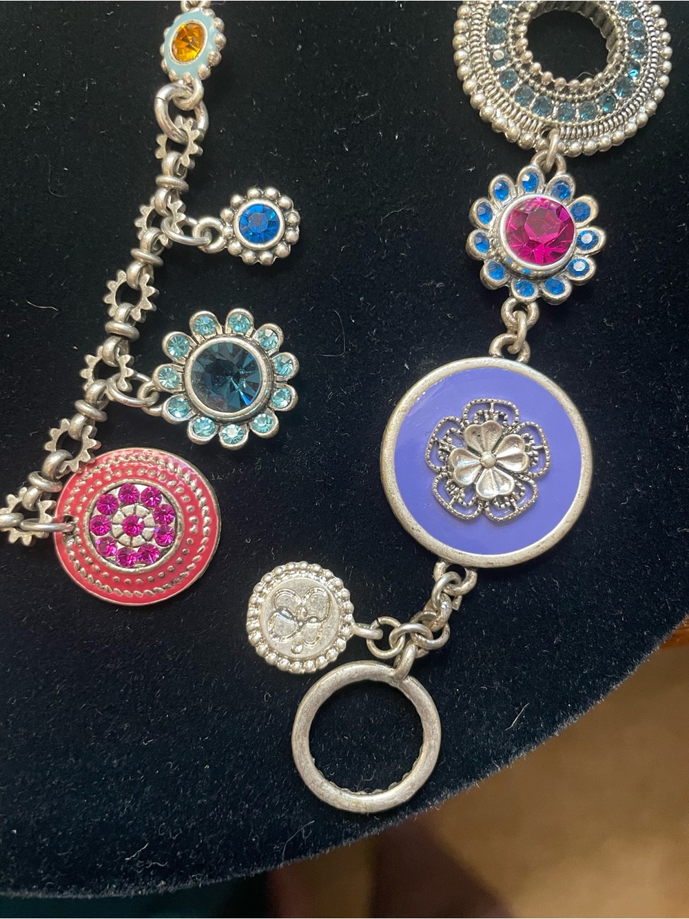 Cute and colorful, Boho inspired necklace and bracelet set! - Picture 2 of 4